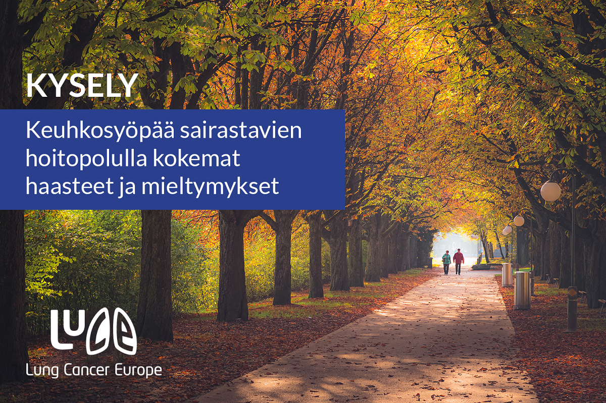 Lung Cancer Europen kyselyn banner