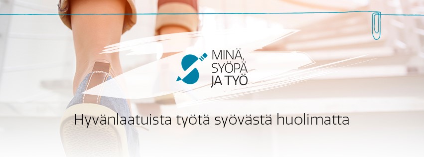 jalat portaissa, Mina, syöpä ja työ -hankkeen logo