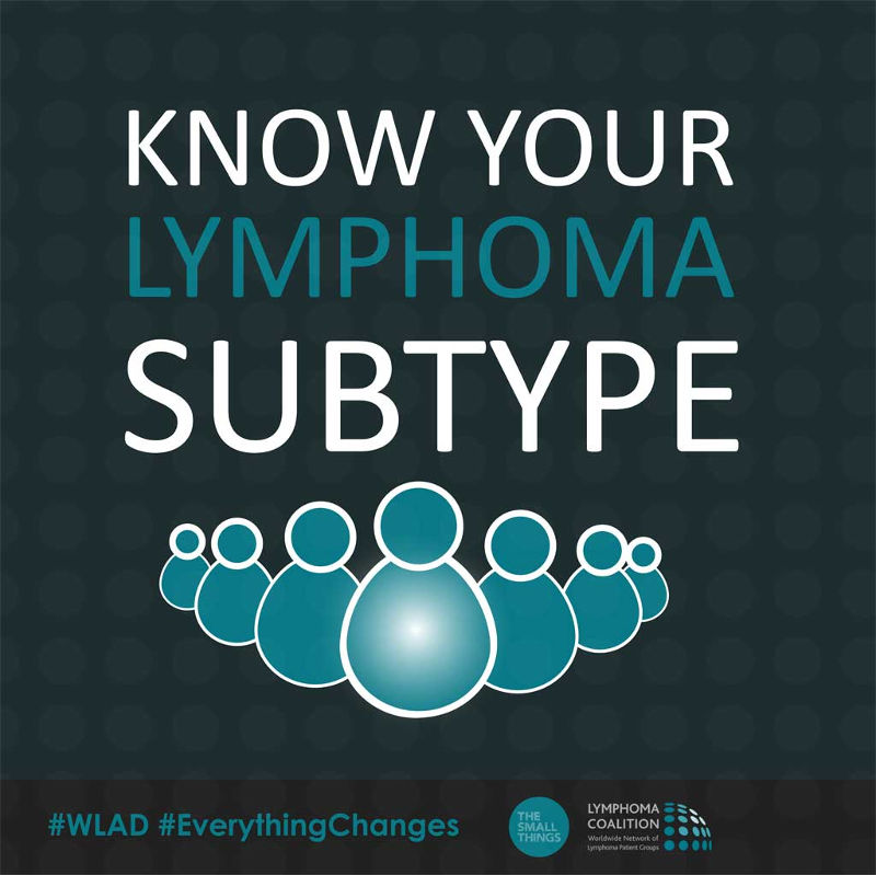 Know your subtype - World Lymphoma Awareness Day